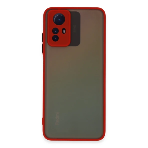 Redmi Note 12s Kılıf Montreal Silikon Kapak - Kırmızı ürün görseli 1