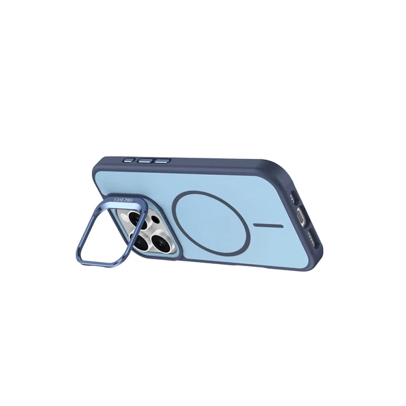 Joko İphone 16 Pro Max Flexa Magsafe Kapak - Mavi - Resim 2