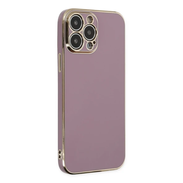 İphone 14 Pro Max Kılıf Volet Silikon - Mor ürün görseli 1