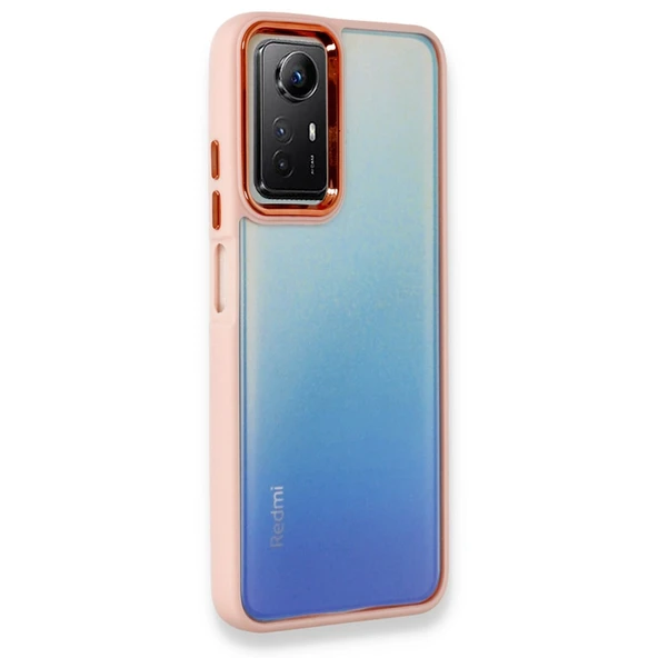 Redmi Note 12s Kılıf Dora Kapak - Pudra ürün görseli 1