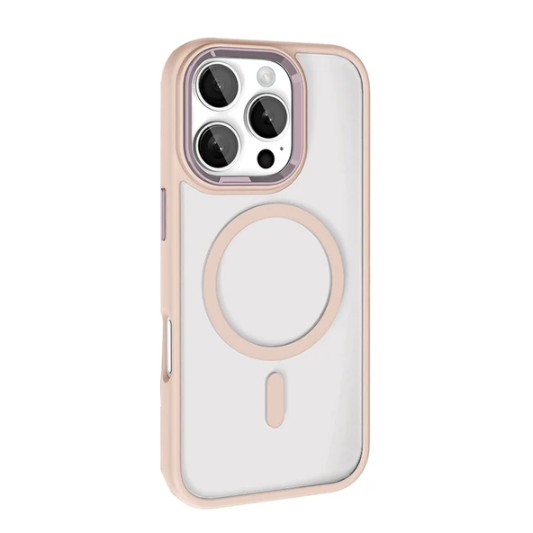 Joko İphone 16 Pro Max Terea Magsafe Kapak - Pembe - Resim 2