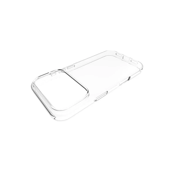 İphone 17 Pro Max Lüx Şeffaf Silikon - Şeffaf - Resim 2