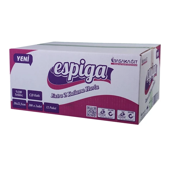 Z Katlamalı Havlu Espiga 200 Lü *12 Pk ürün görseli 1