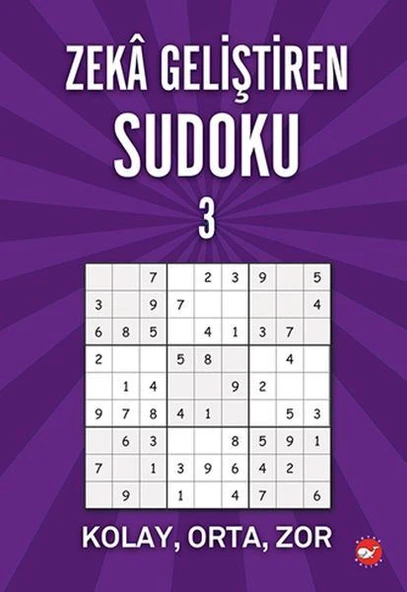 Zeka Geliştiren Sudoku 3 - Kolay - Orta - Zor ürün görseli 1