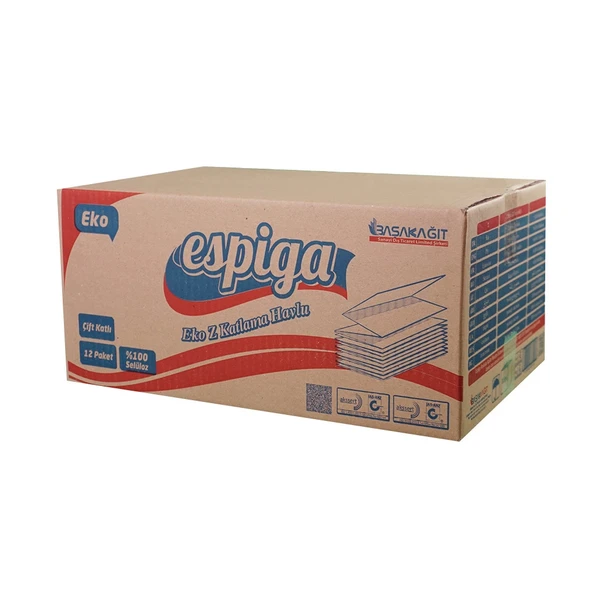 Z Katlamalı Havlu Espiga 100 Lü *12 Paket ürün görseli 1