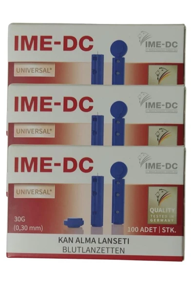 İme-Dc Dextra Lancet 30G 0,30MM 100'Lü 3 KUTU (SKT:02/2028) ürün görseli 1