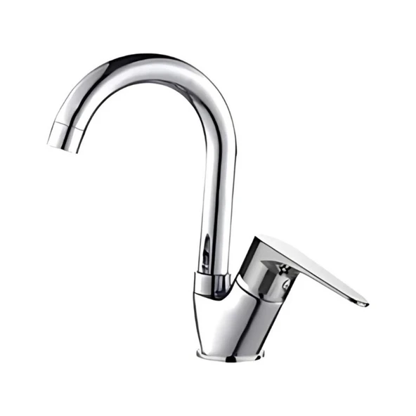 Vega Kuğu Lavabo Bataryası Krom ürün görseli 1