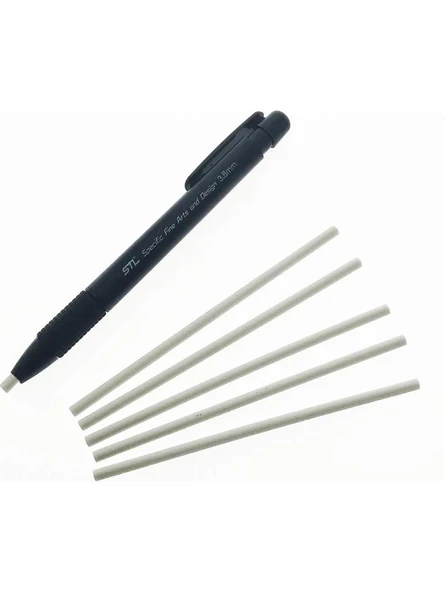 LUTART KALEM SILGI 5 YEDEKLI 3.8mm ST-4206 ürün görseli 1