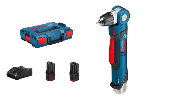 GWB 12V-10 2x3.0Ah Çift Akülü Delme Vidalama Makinesi + L-Boxx ürün görseli 1