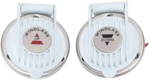 Bada Up/Down Tekne Irgat Ayak Butonu (Beyaz, Çift) ürün görseli 1