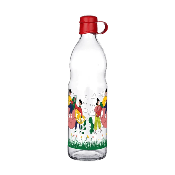 Frido Desenli Cam Suluk 1000 ML ürün görseli 1