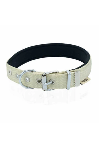 Softlu Köpek Boyun Tasması 3 cm 42 cm-50 cm Haki ürün görseli 1