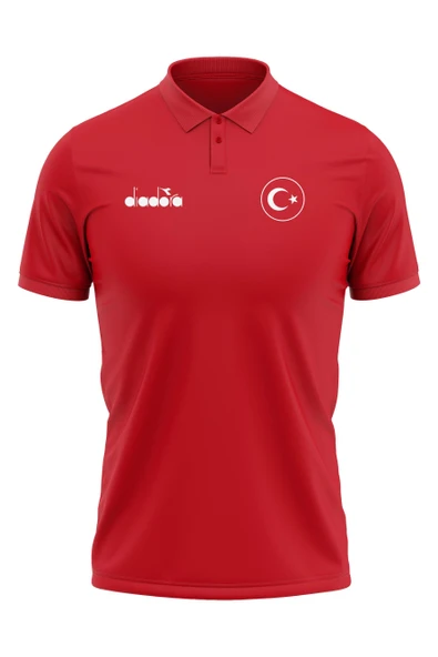 Diadora İmola Milli Takım Kamp Tişört Kırmızı ürün görseli 1