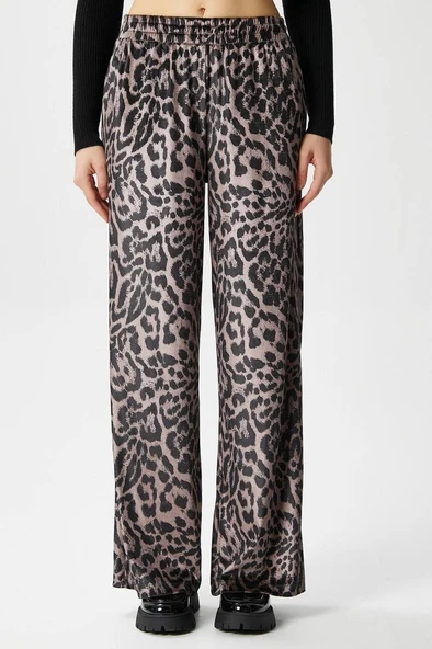 Leopar desen pantolon - Resim 4