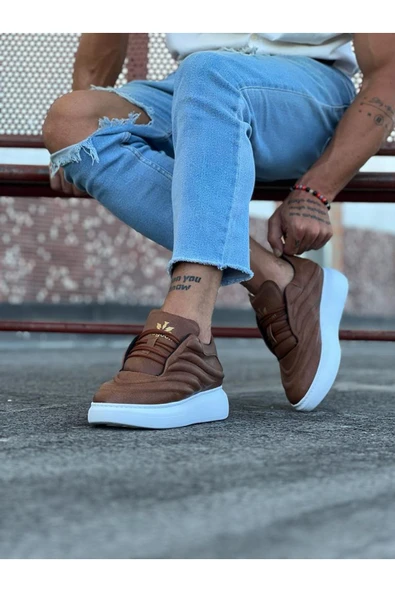 Taba Cilt Erkek Casual Ayakkabı - Resim 3