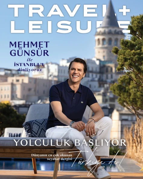 Travel + Leisure Türkiye Dergi – İlkbahar 2026 – Mehmet Günsür ürün görseli 1