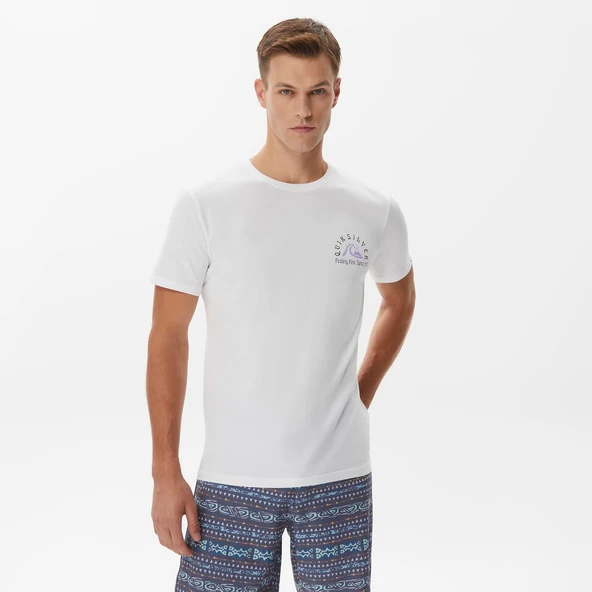 Quiksilver Erkek The Original Barrel Pamuklu Grafik Baskılı T-Shirt Eqyzt07226 ürün görseli 1