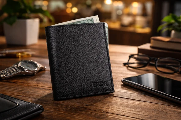 Legend Leather Diga 79 Hakiki Deri Bozuk Para Bölmeli Dikey Erkek Cüzdan Kartlık ürün görseli 1