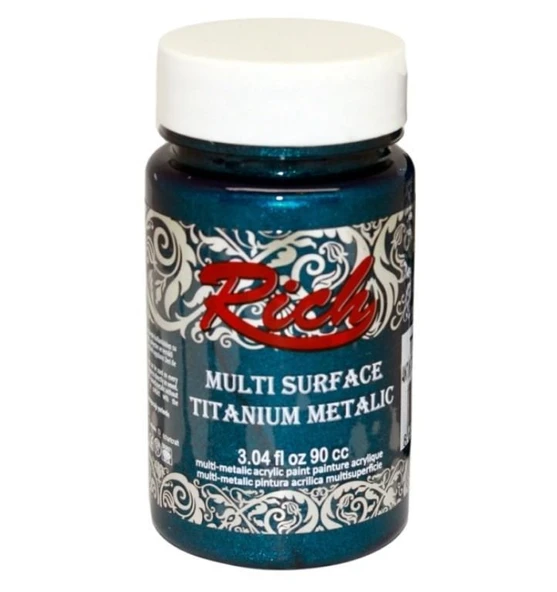 Rich Multi Surface Titanium 2570 Antik Turkuaz Metalik 90 cc ürün görseli 1