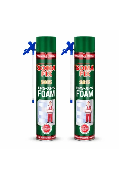 S815 Poliüretan Mantolama Köpüğü 750ml 920g 2 ADET ürün görseli 1