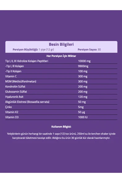 Suda Collagen Fxone Aromasız 12 gr x 30 Saşe - Resim 2