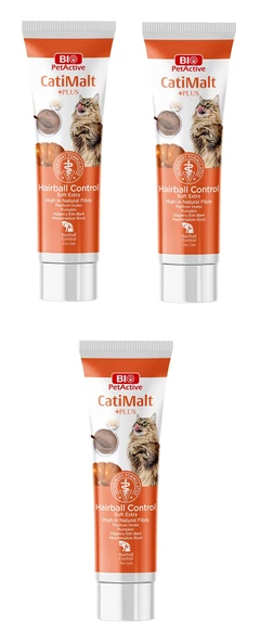 Bio PetActive Catimalt Plus Tüy Yumağı Önleyeci Malt Macun 100 Gr. X 3 Adet ürün görseli 1