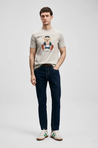 Lufian Teddy Modern Grafik T- Shirt 111020305 ürün görseli 1