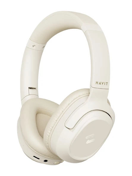 Havit H612BT Bej Kulak Üstü Bluetooth Kulaklık ürün görseli 1
