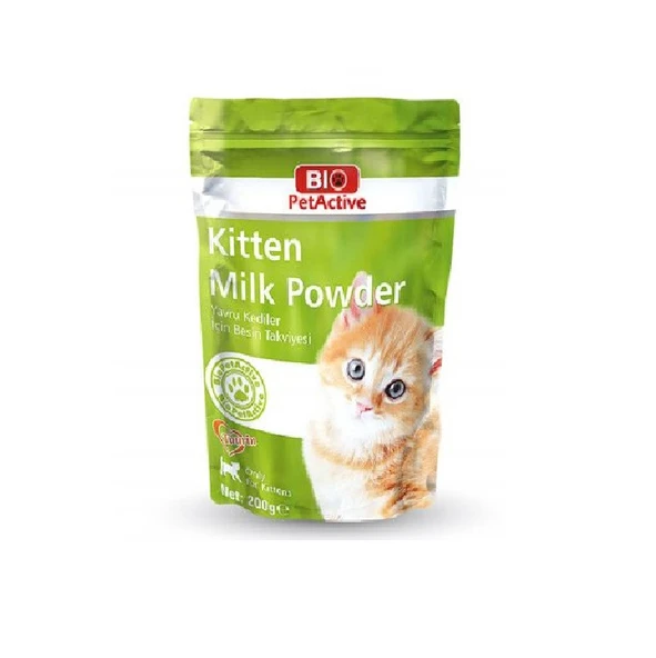 Bio PetActive Kitten Milk Powder Yavru Kedi Süt Tozu 200 Gr. ürün görseli 1