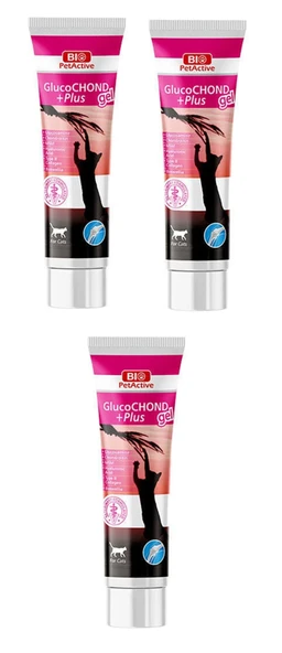 Bio PetActive Glucohond Plus Jel Kedi Eklem Sağlığını Destekleyen Macun 100 ML X 3 Adet ürün görseli 1
