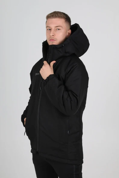 Mets Strike Anorak Uzun Mont Siyah - Resim 3