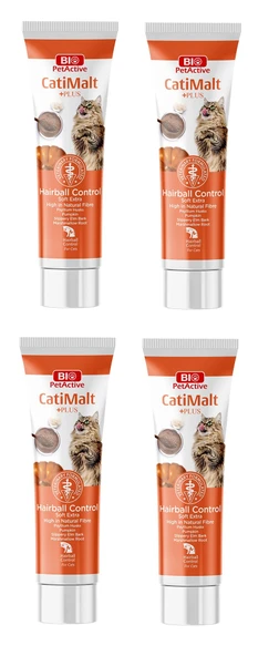 Bio PetActive Catimalt Plus Tüy Yumağı Önleyeci Malt Macun 100 Gr. X 4 Adet ürün görseli 1