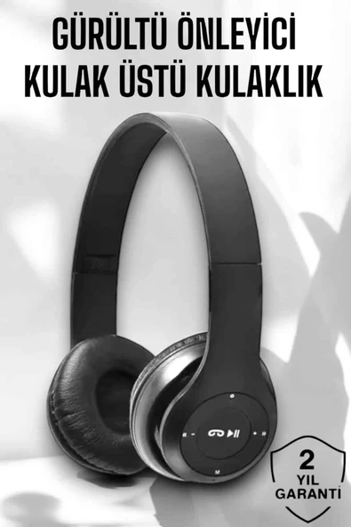 Ayarlanabilir Kafa Bandı İle Yüksek Performanslı Bluetooth Kulaklık ürün görseli 1