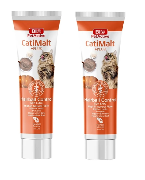 Bio PetActive Catimalt Plus Tüy Yumağı Önleyeci Malt Macun 100 Gr. X 2 Adet ürün görseli 1
