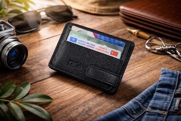 PTTAVM: Legend Leather Diga 1002 Hakiki Deri Klipsli Erkek Kartlık