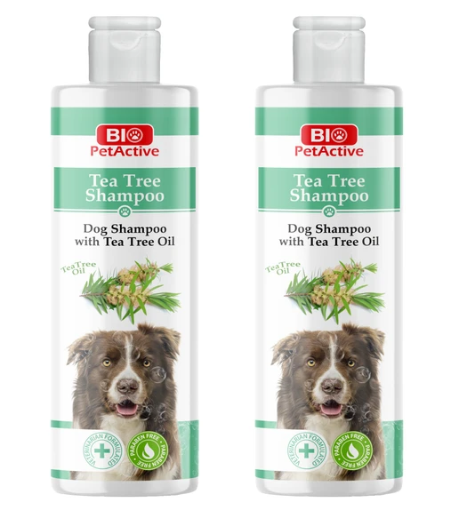 Bio Petactive Tea Tree Shampoo Çay Ağacı Yağlı Köpek Şampuanı 400 ML. X 2 Adet ürün görseli 1