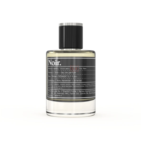 Noir. E9 Erkek EDP Parfüm 50 ML - Resim 3