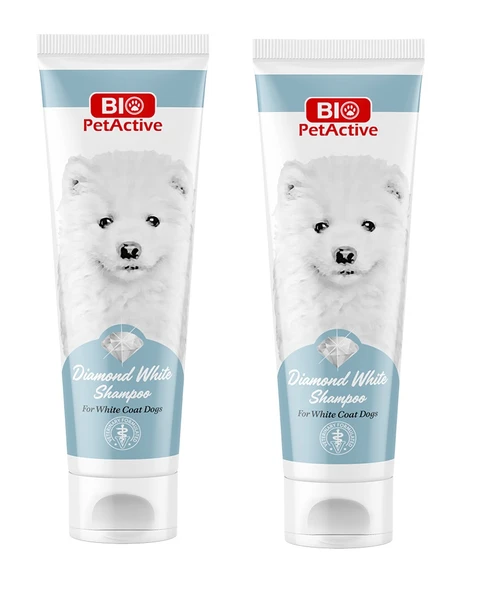 Bio PetActive Diamond Beyaz Tüylü Köpek Şampuanı 250 ML. X 2 Adet ürün görseli 1