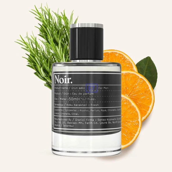 Noir. E7 Erkek EDP Parfüm 50 ML ürün görseli 1