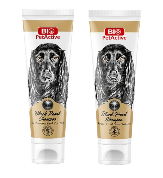 Bio PetActive Black Pearl Shampoo Siyah Tüylü Köpek Şampuanı 250 ML. X 2 Adet ürün görseli 1