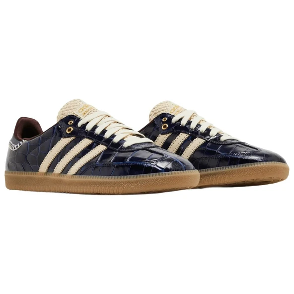 Adidas Samba Wales Bonner Navy Crocodile Kadın Spor Ayakkabı ürün görseli 1
