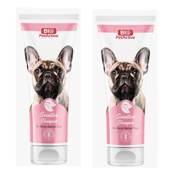 Bio PetActive Sensitive Shampoo Kısa Tüylü Köpek Şampuanı 250 ML. X 2 Adet ürün görseli 1