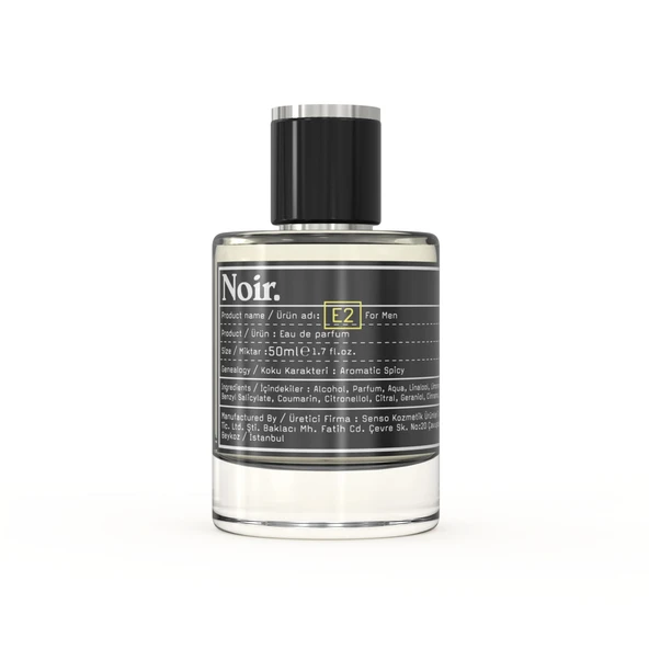 Noir. E2 Erkek EDP Parfüm 50 ML - Resim 2