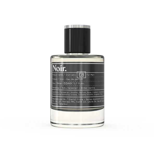 Noir. E8 Erkek EDP Parfüm 50 ML - Resim 2