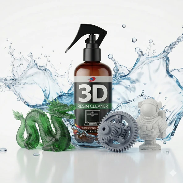 3D Reçine Temizleme Solüsyonu - 500 mL (Reçine Baskı Temizleme) ürün görseli 1