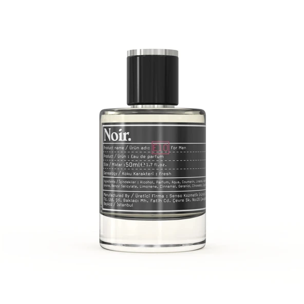 Noir. E10 Erkek EDP Parfüm 50 ML - Resim 3