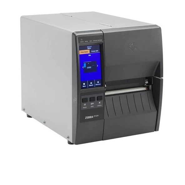 Zebra Zt231 (Zt23142-T0E000Fz) 203Dpı Termal Transfer Usb+Seri+Ethernet Metal Kasa End. Barkod Yazıcı (Ribonlu Kullanım) ürün görseli 1