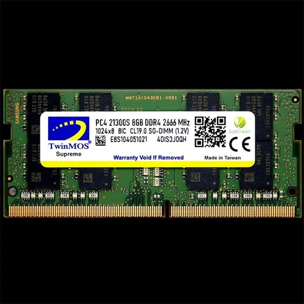Twinmos 8 Gb Ddr4 2666 Mdd48Gb2666N Nb ürün görseli 1