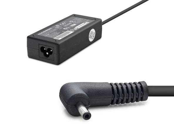 19V 3.42A 65W Laptop Adaptörü - 3.0X1.1Mm - Asus Samsung Uyumlu - Siyah HD8805 ürün görseli 1