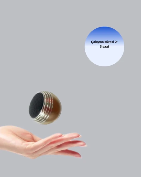 Mini Speaker Yuvarlak - Resim 4